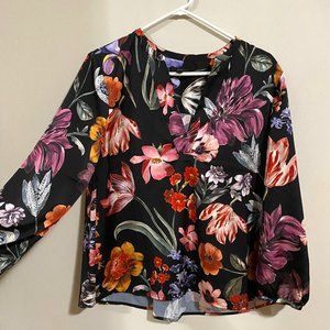 J. Crew Floral Blouse